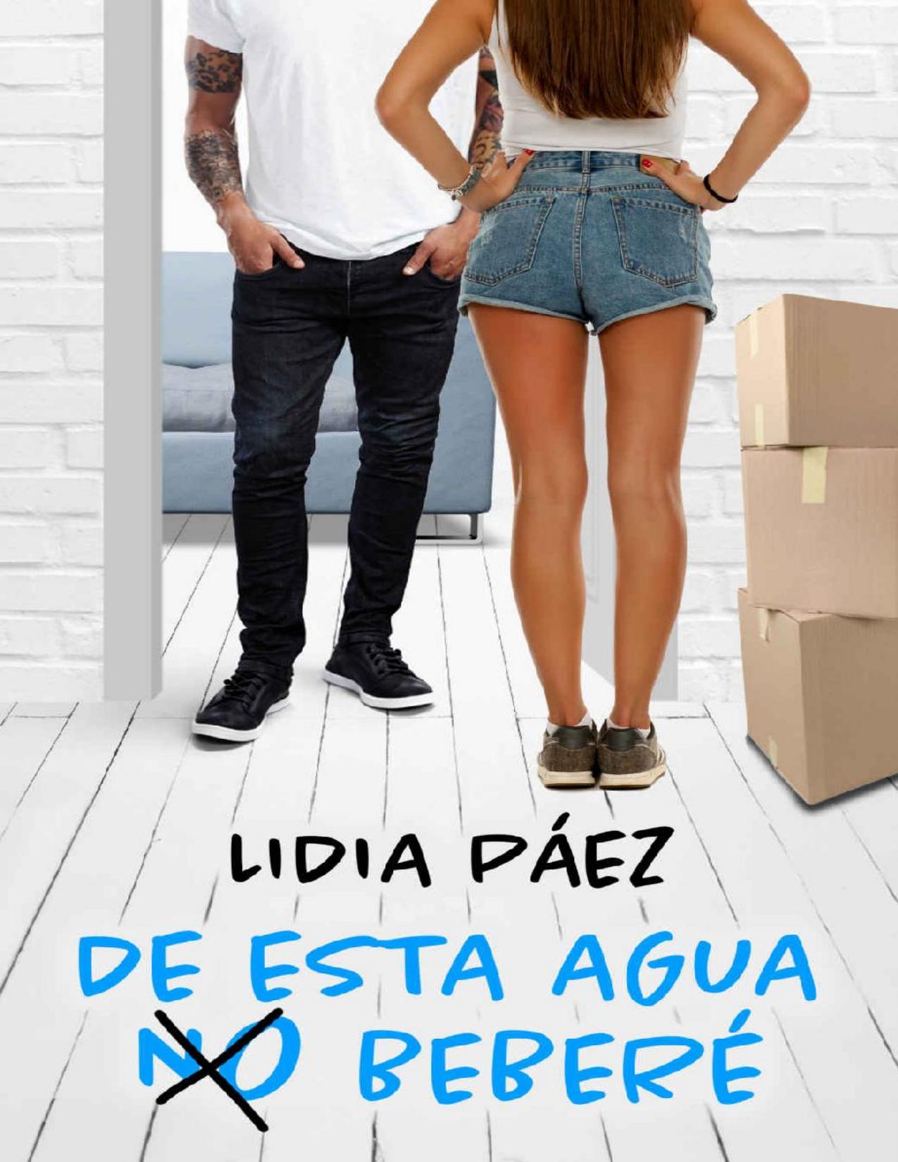 De esta agua no beberé de Lidia Paez, portada del libro