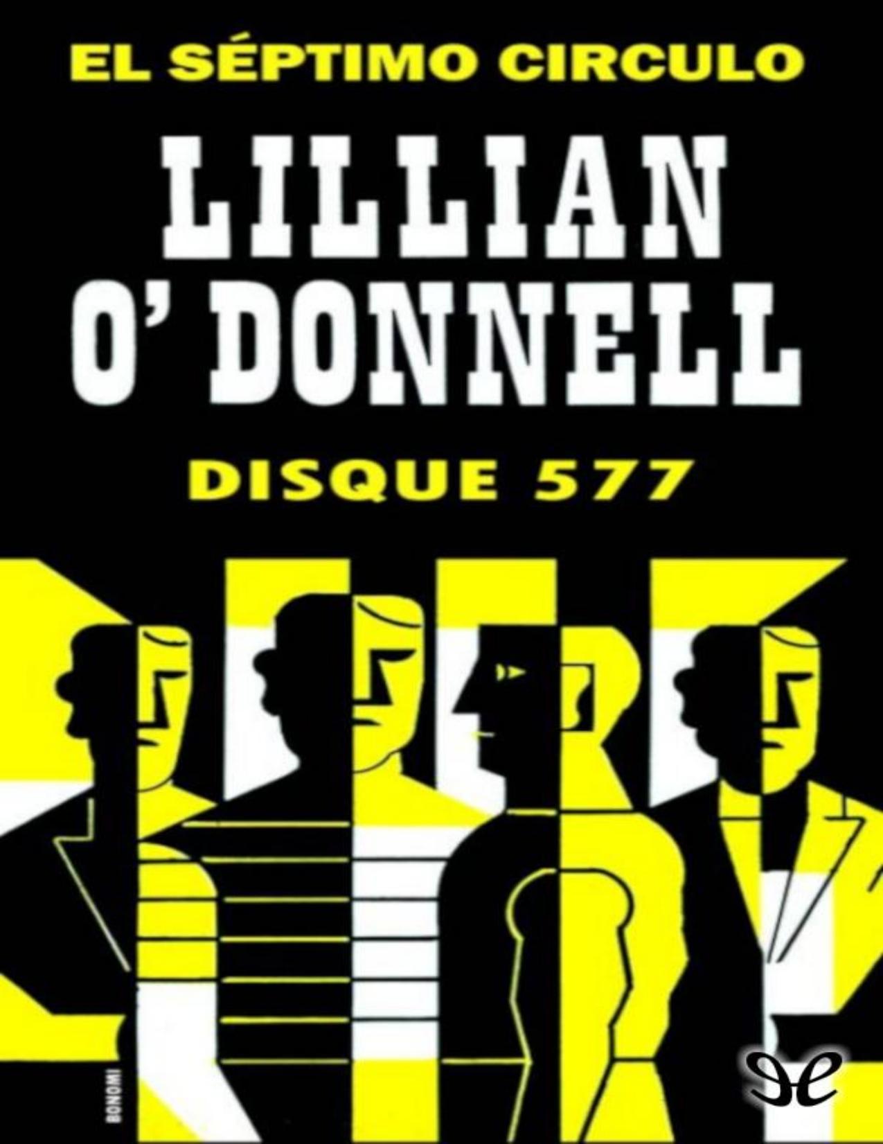 Disque 577 de Lillian O'Donnell, portada del libro