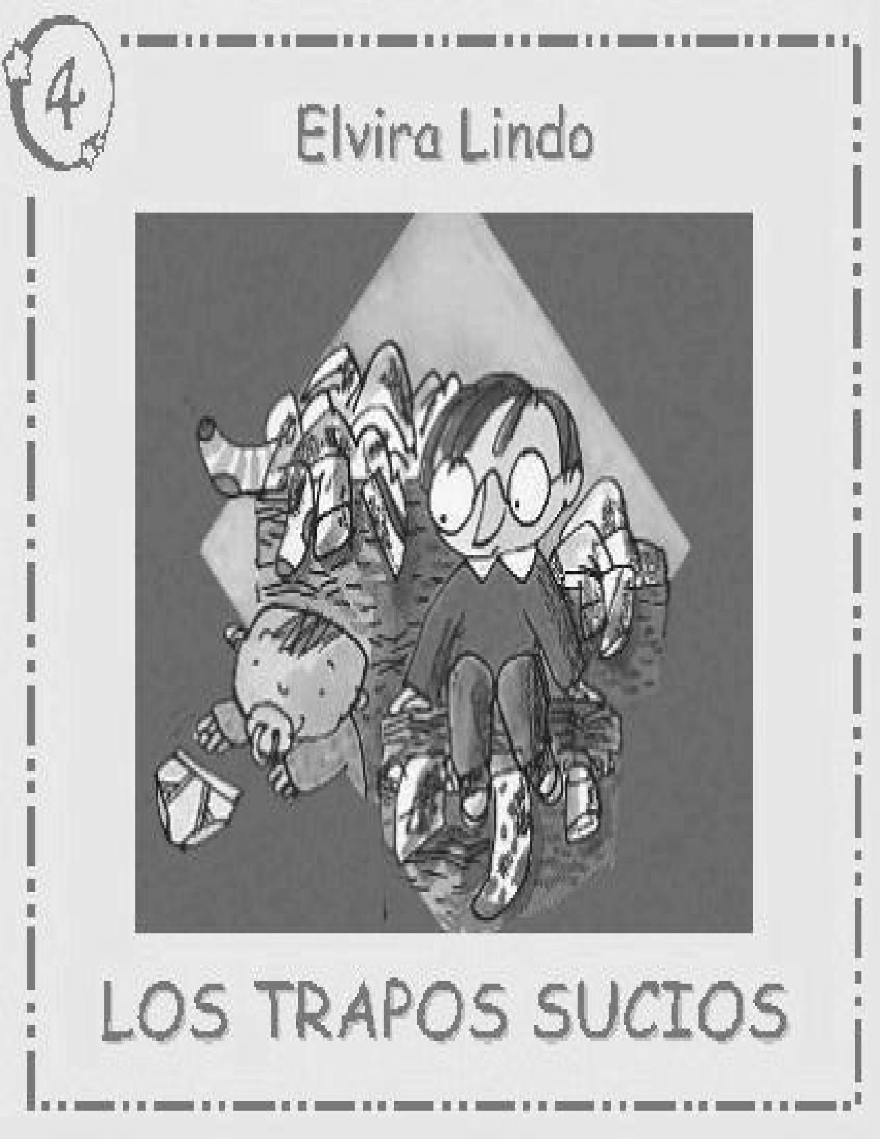 Manolito Gafotas 4 - Los trapos sucios de Elvira Lindo, portada del libro