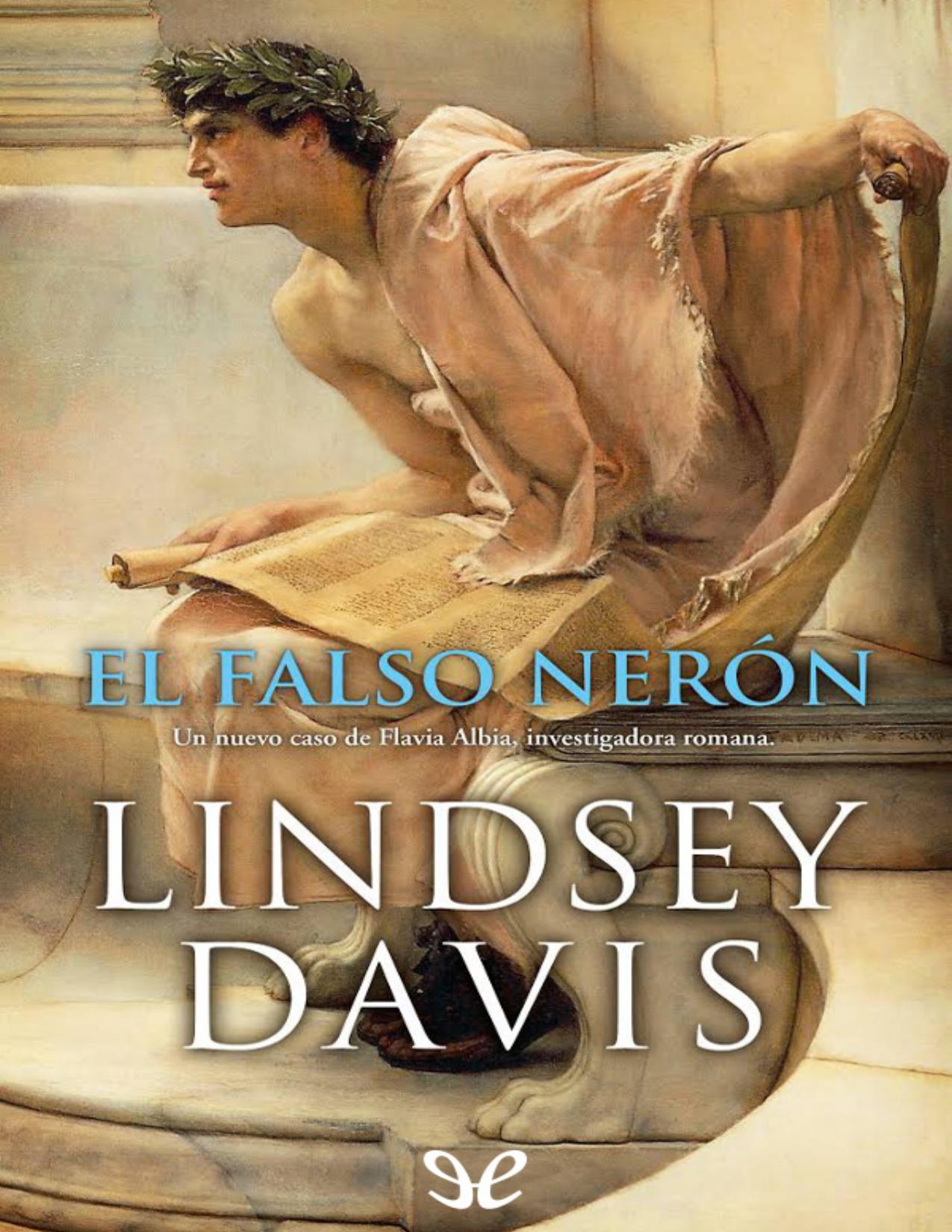 El falso Nerón de Lindsey Davis, portada del libro