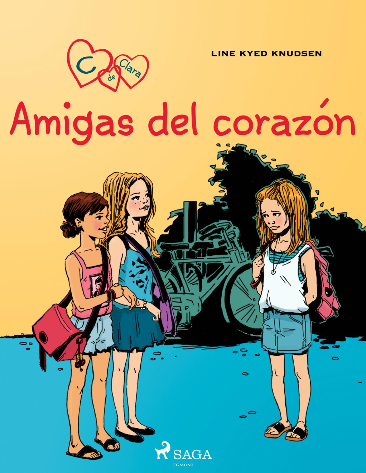C de Clara 1--Amigas del corazón de Line Kyed Knudsen, portada del libro