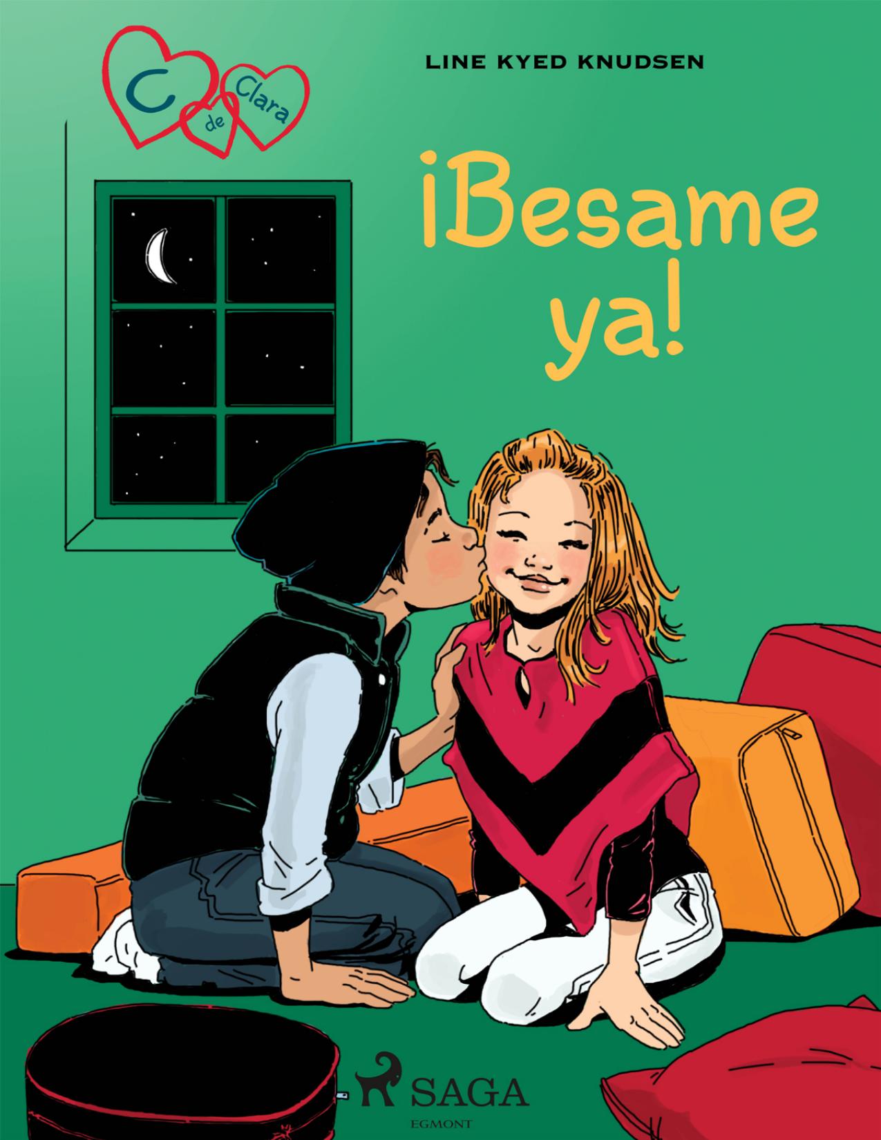 C de Clara 3--¡Besame ya! de Line Kyed Knudsen, portada del libro