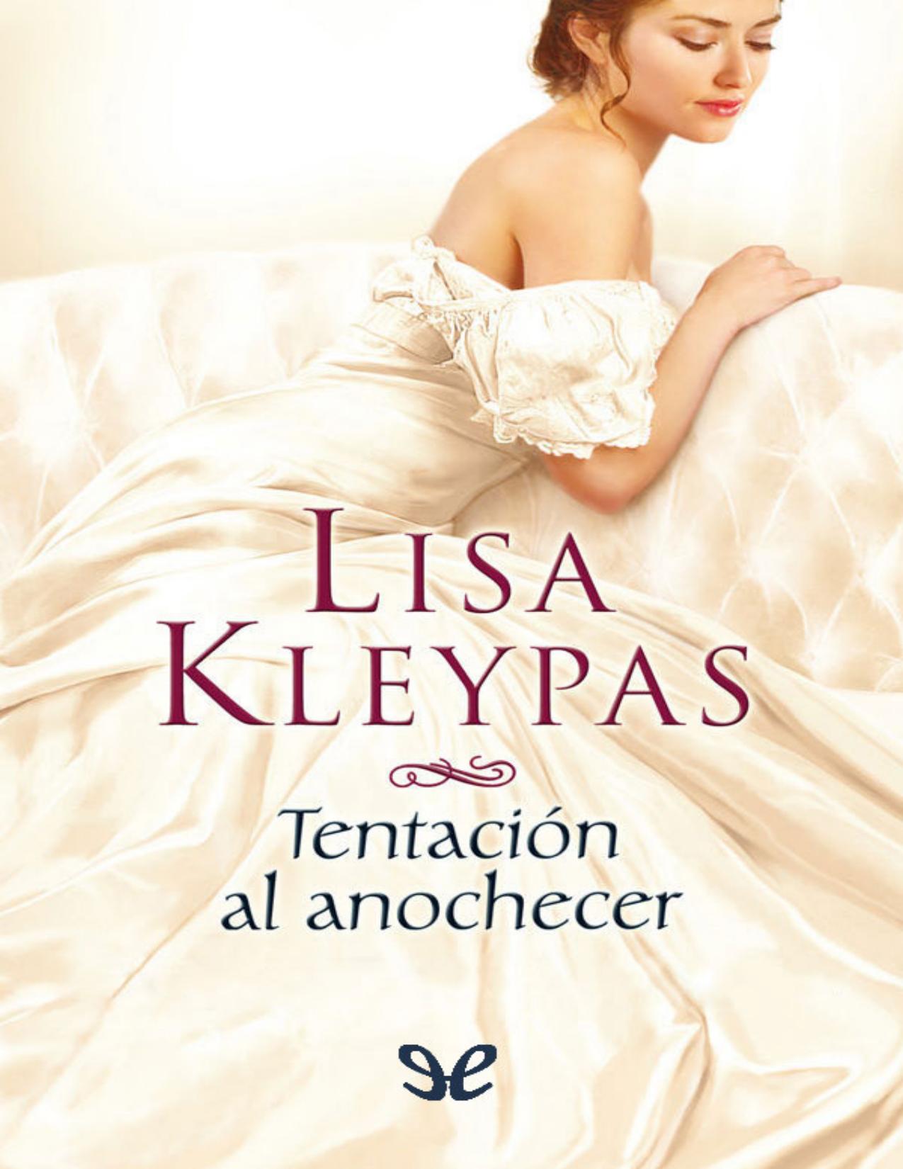 Tentación al anochecer de Lisa Kleypas, portada del libro