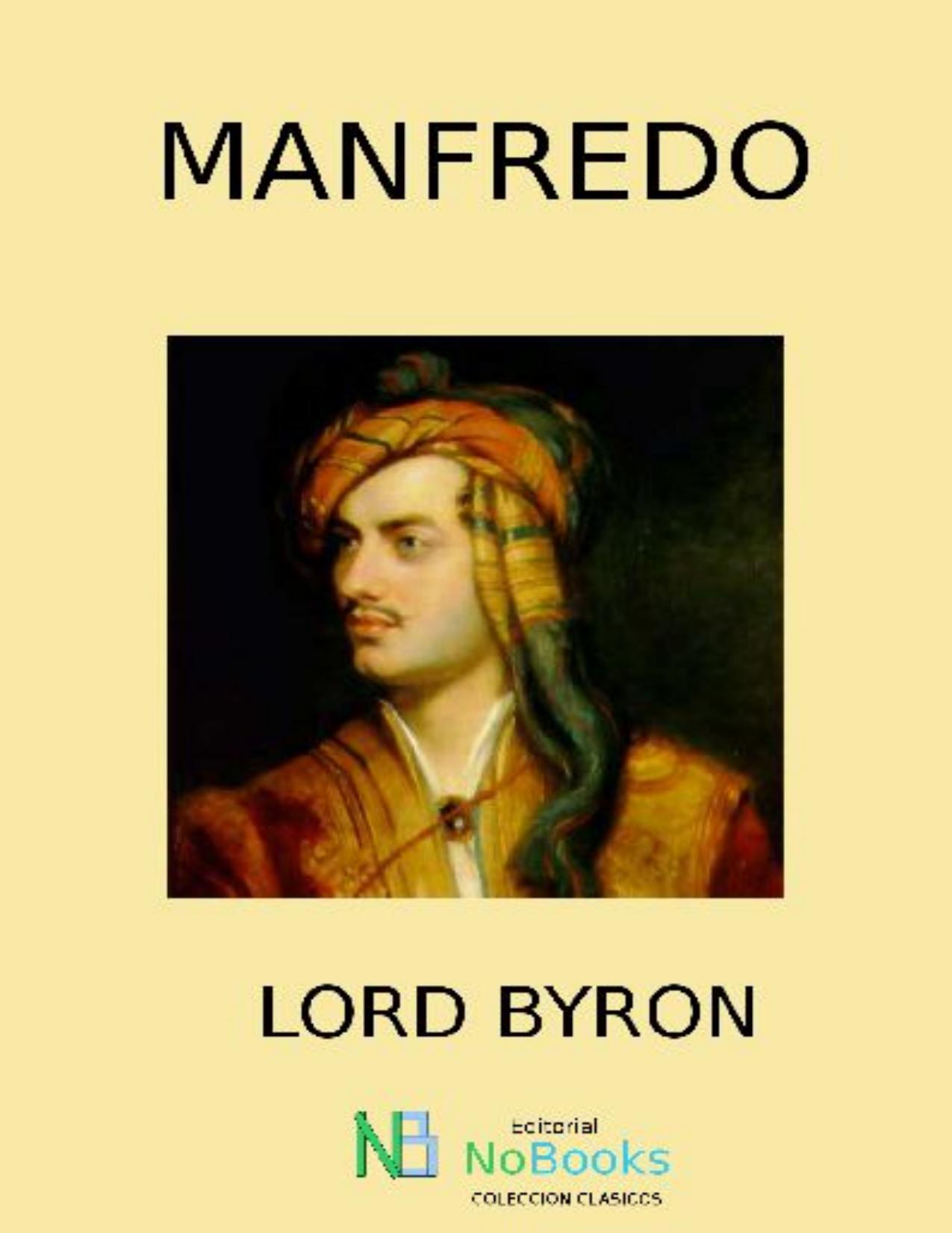 Manfredo de Lord Byron, portada del libro