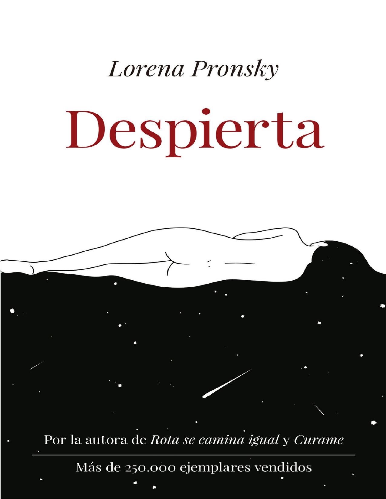 Despierta de Lorena Pronsky, portada del libro