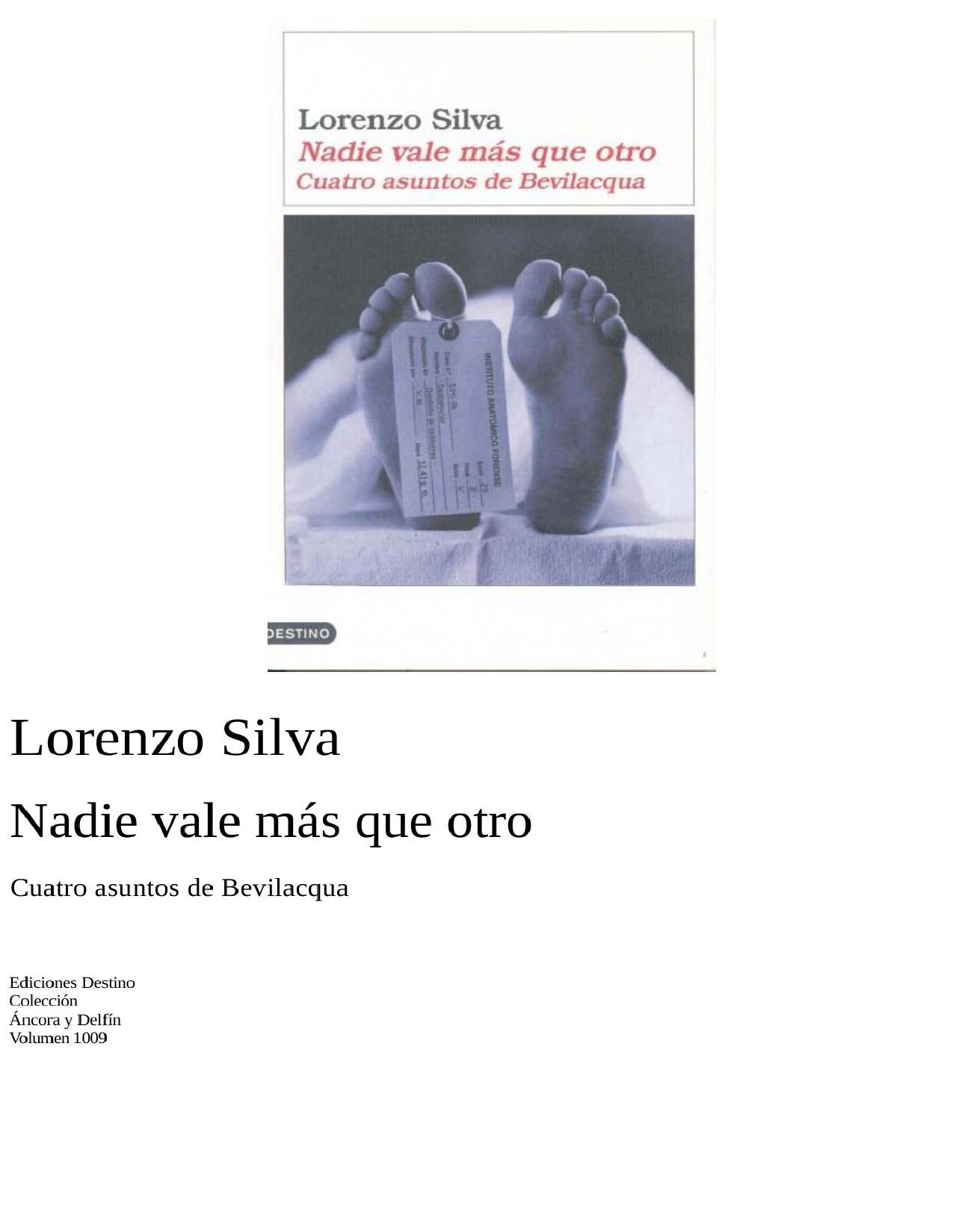 Un asunto rutinario de Lorenzo Silva, portada del libro