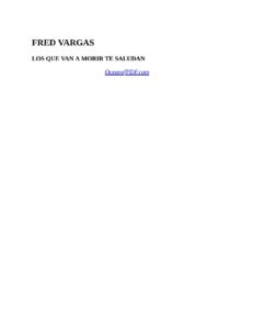 Portada de Vargas Fred