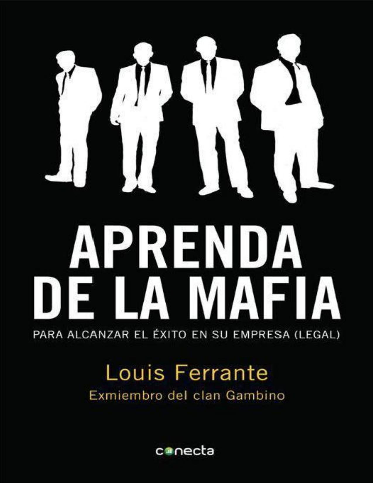 Aprenda de la mafia de Louis Ferrante, portada del libro