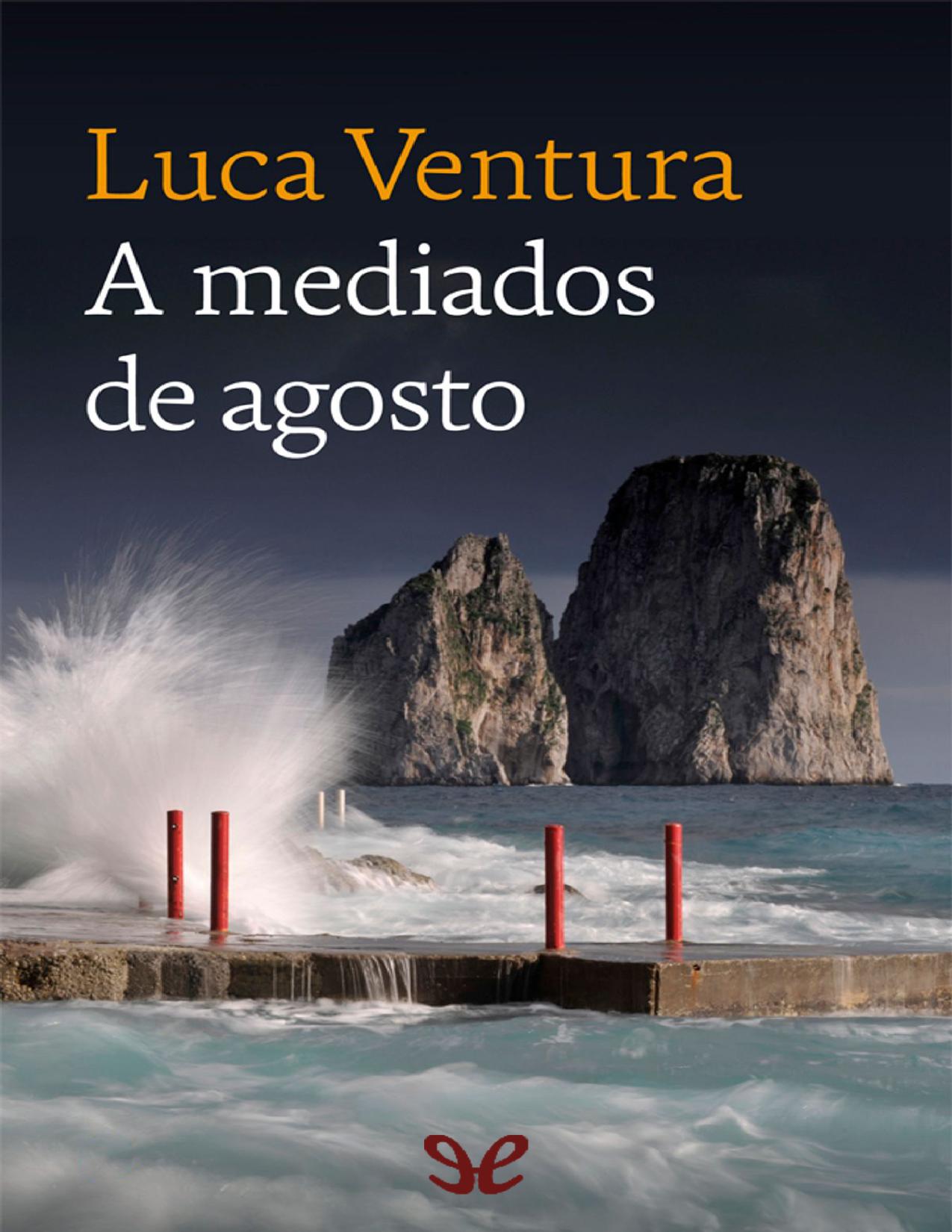 A mediados de agosto de Luca Ventura, portada del libro