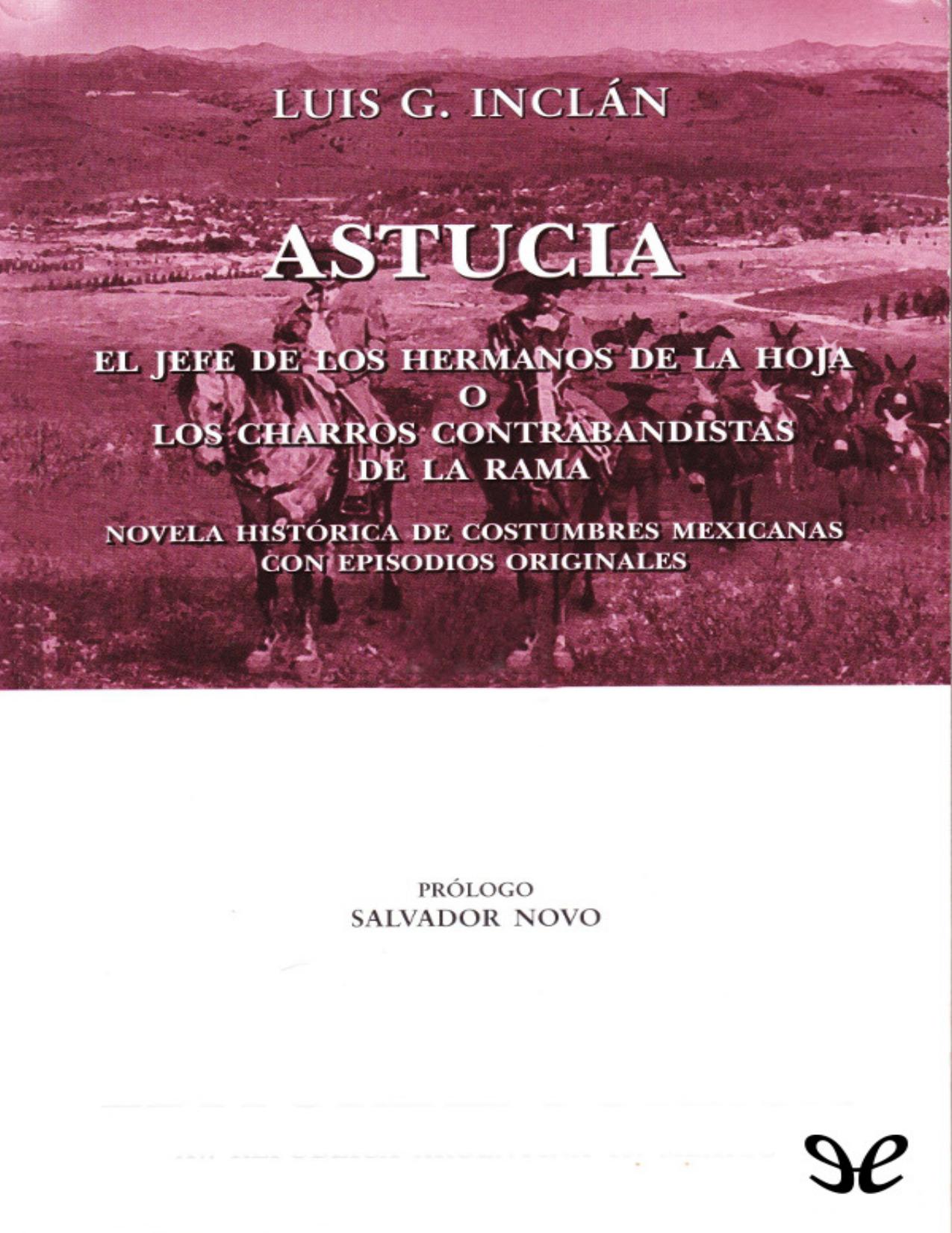 Astucia de Luis G. Inclan, portada del libro