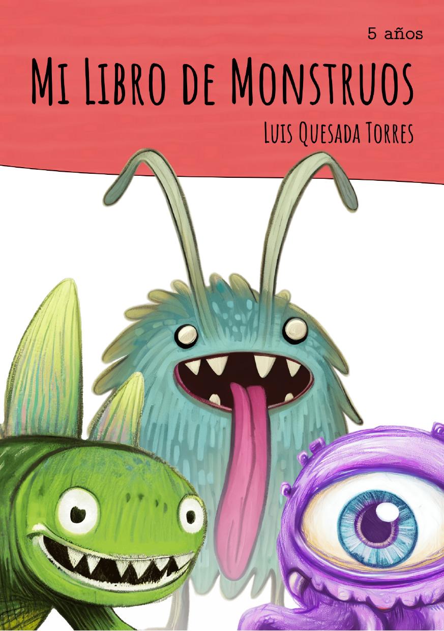 Mi Libro de Monstruos de Luis Quesada Torres, portada del libro