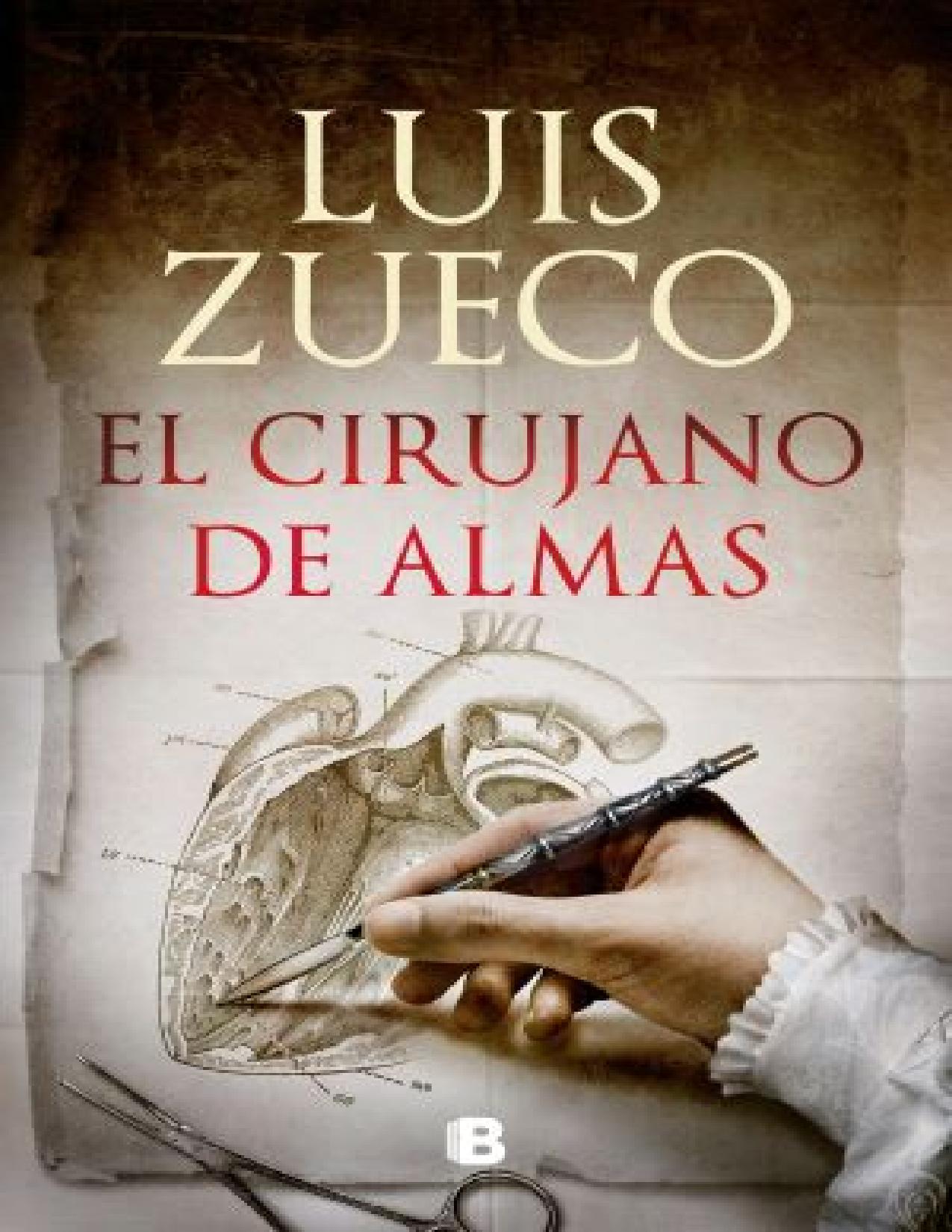 El cirujano de almas de Luis Zueco, portada del libro