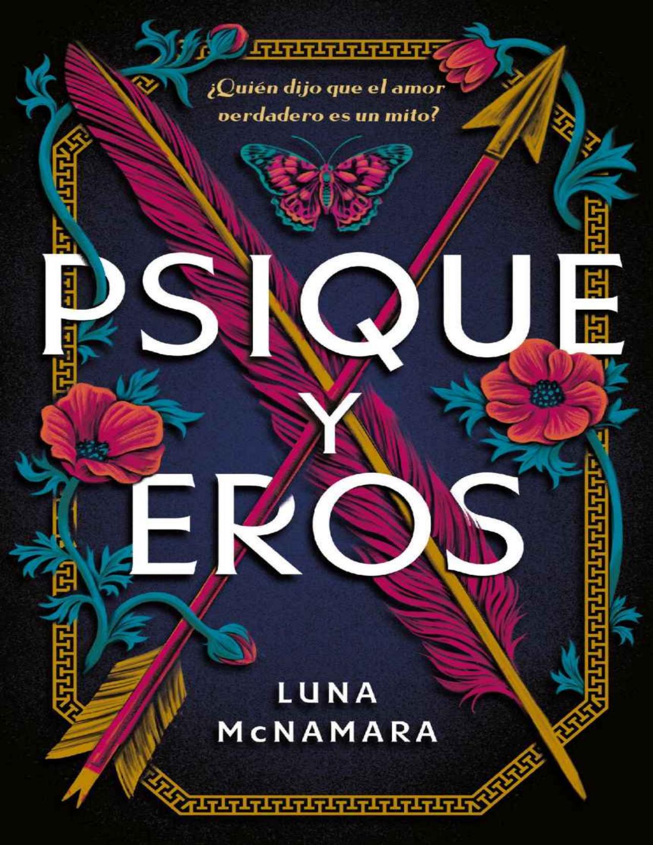 Psique Y Eros de Luna McNamara, portada del libro