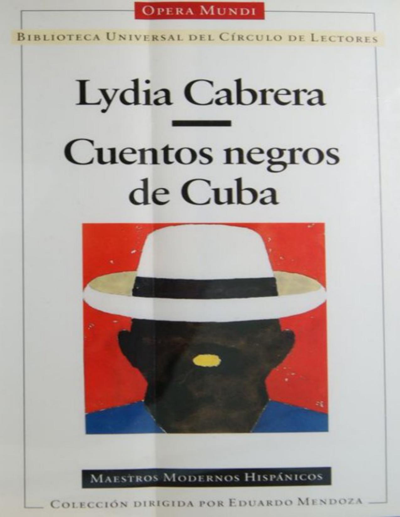Cuentos negros de Cuba de Lydia Cabrera, portada del libro