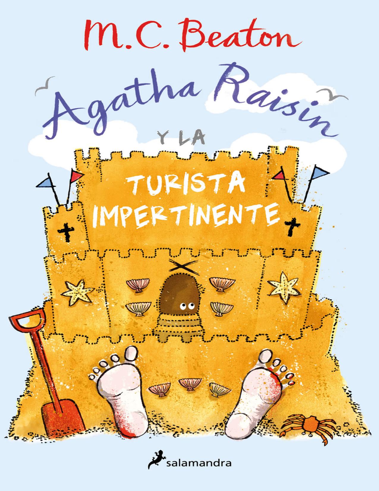 Agatha Raisin y la turista impertin de M.C. Beaton, portada del libro