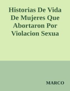 Portada de Historias De Vida De Mujeres Que Abortaron Por Violacion Sexua