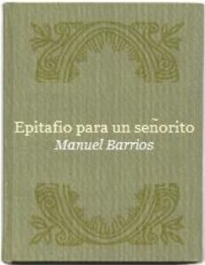 Portada de Epitafio para un señorito