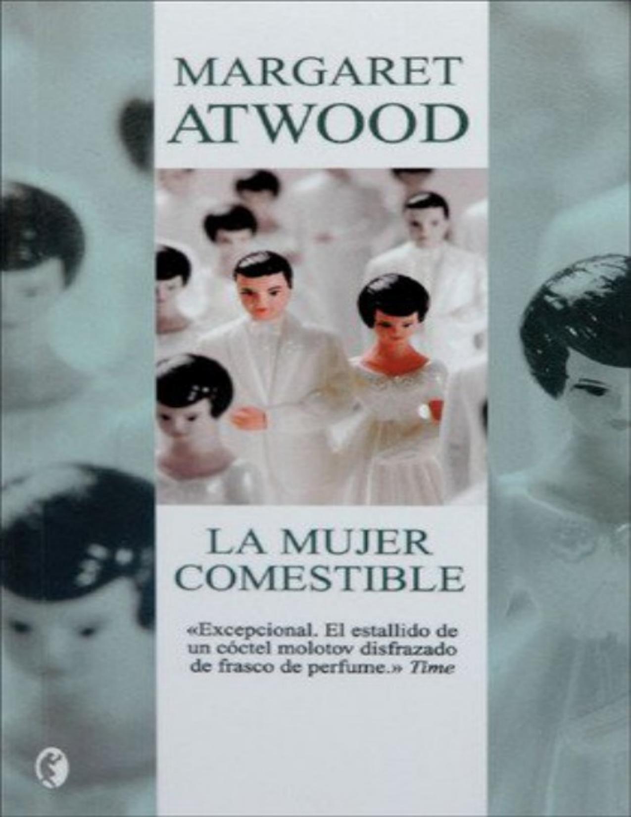 La mujer comestible de Margaret Atwood, portada del libro