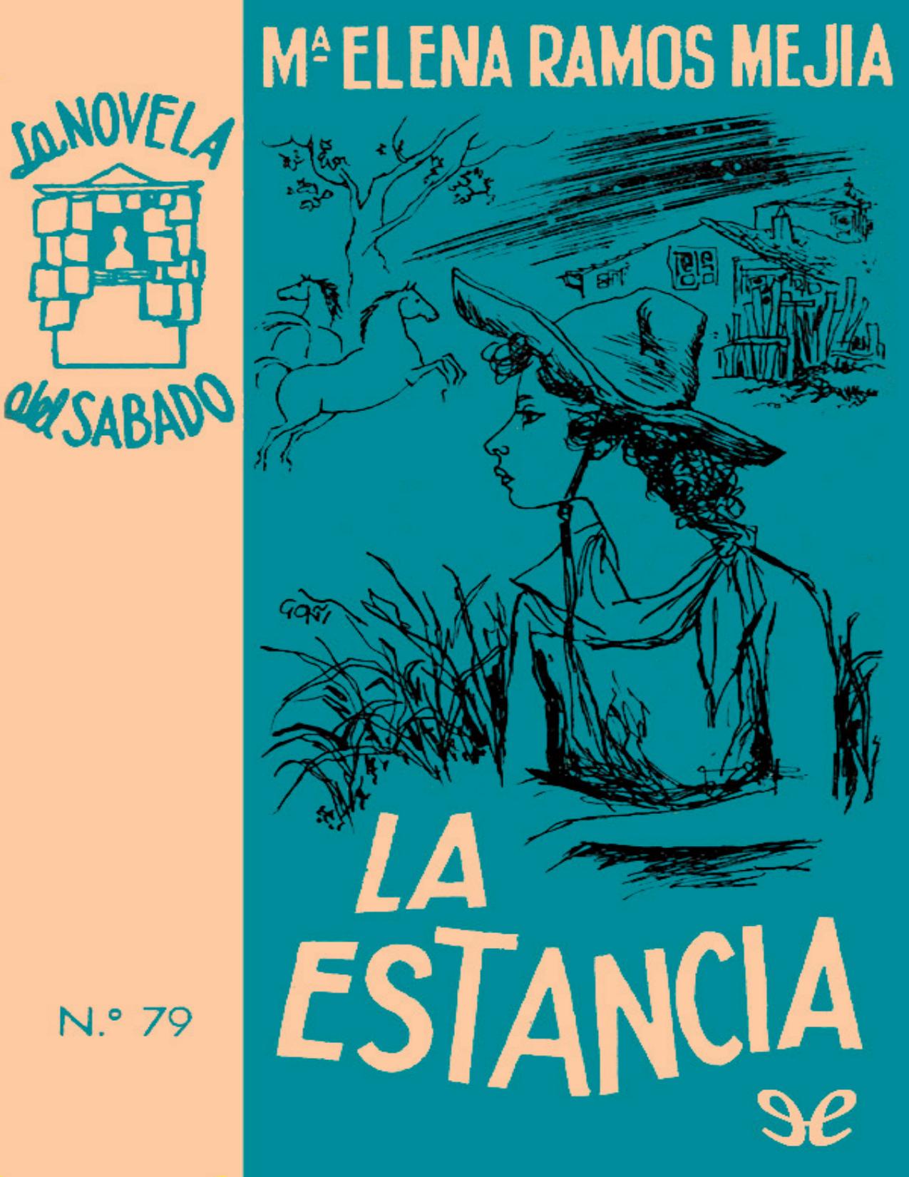 La estancia de María Elena Ramos Mejía, portada del libro
