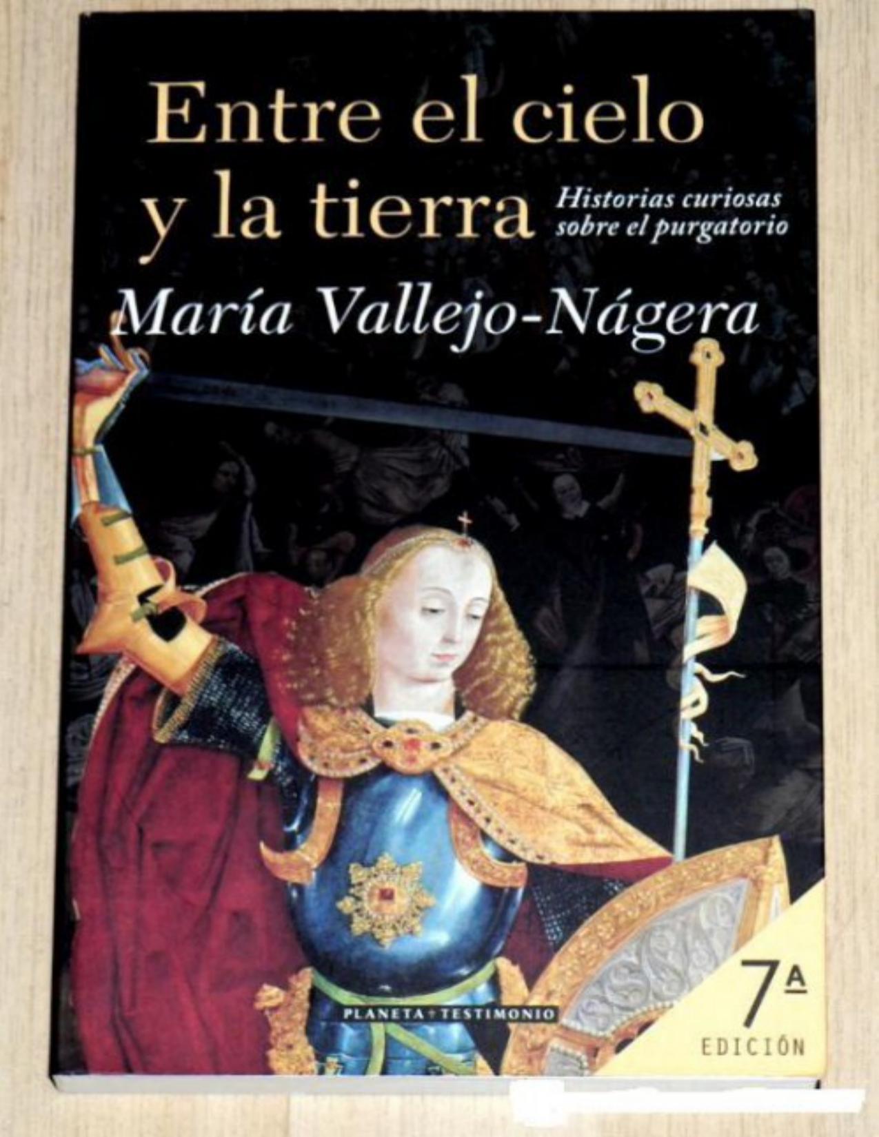 Entre el cielo y la tierra de Maria Vallejo-Nagera, portada del libro