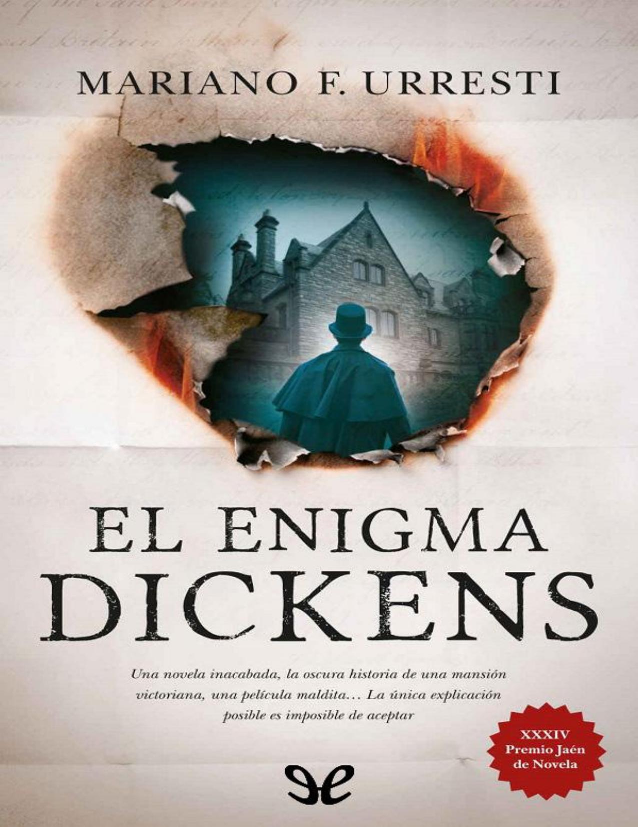 El enigma Dickens de Mariano Fernandez Urresti, portada del libro