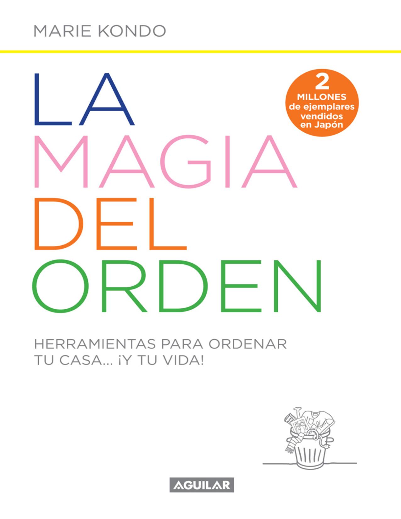 La magia del orden de Marie Kondo, portada del libro
