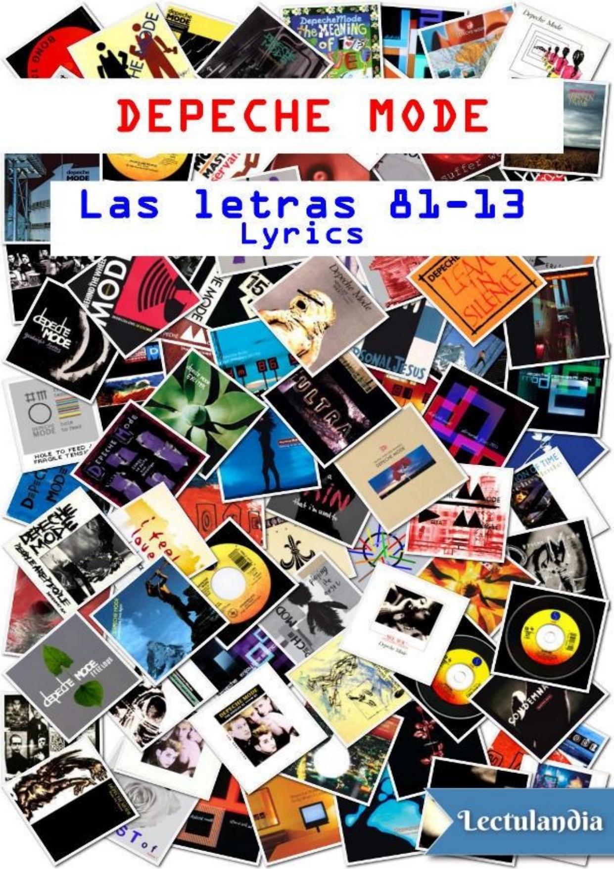 Depeche Mode. Las letras 81-13 de Martin L. Gore, portada del libro