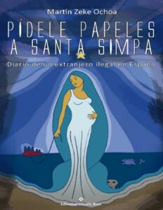 Pidele papeles a Santa Simpa by Martin Zeke Ochoa, book cover