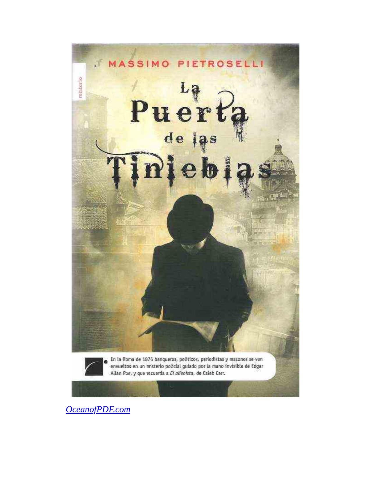 La puerta de las tinieblas de Massimo Pietroselli, portada del libro