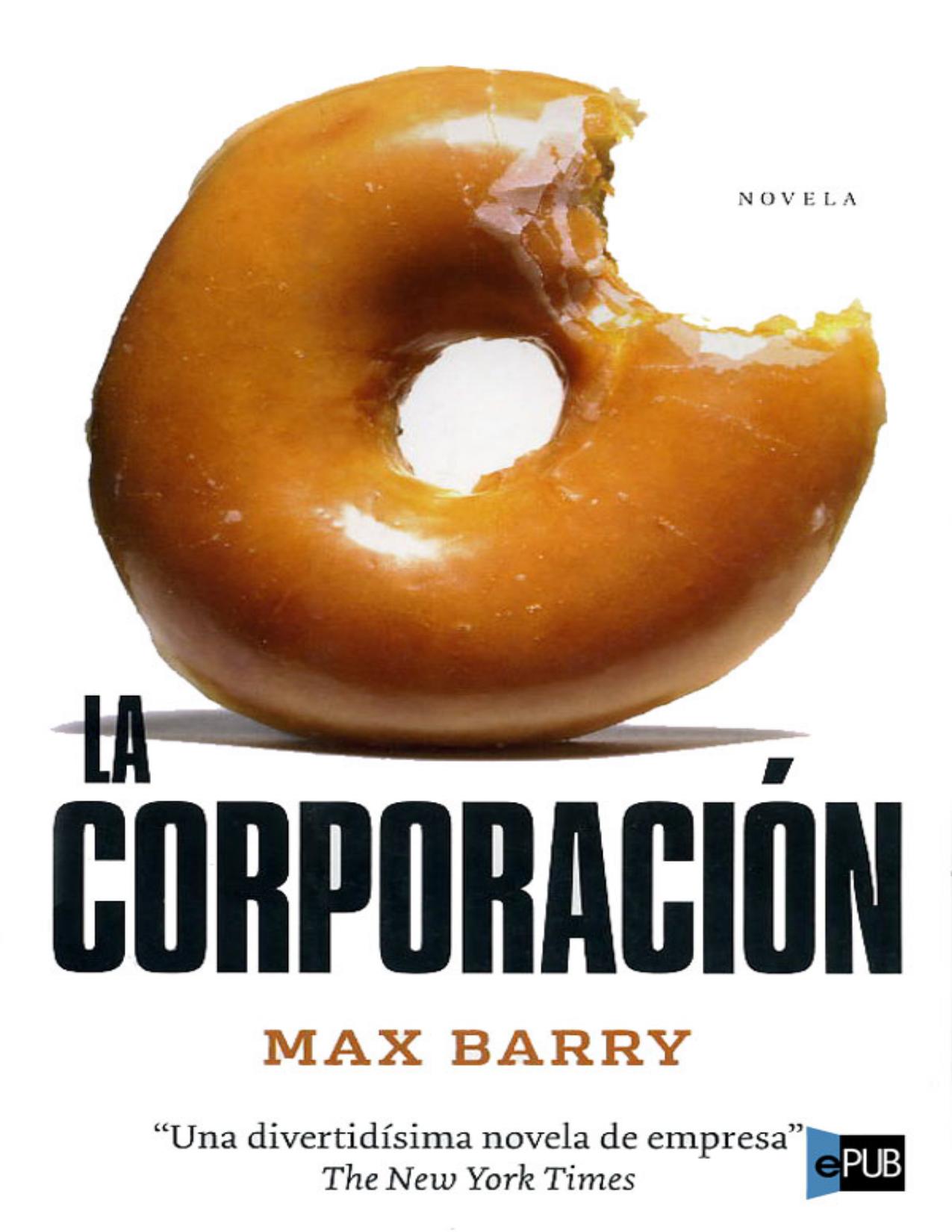 La Corporación de Max Barry, portada del libro