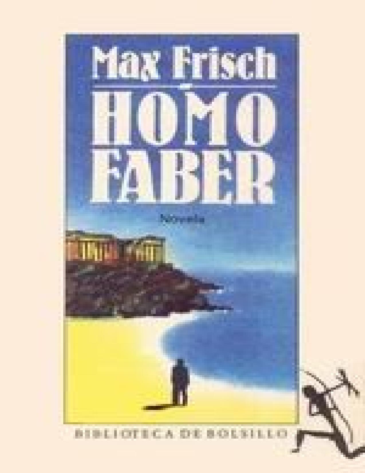 Homo Faber de Max Frisch, portada del libro