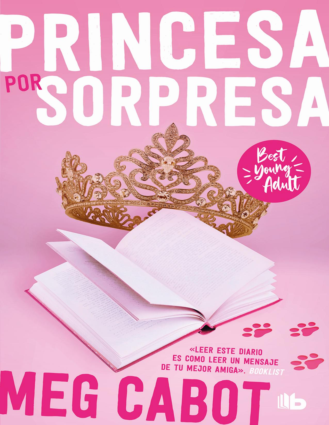 Princesa por sorpresa de Meg Cabot, portada del libro