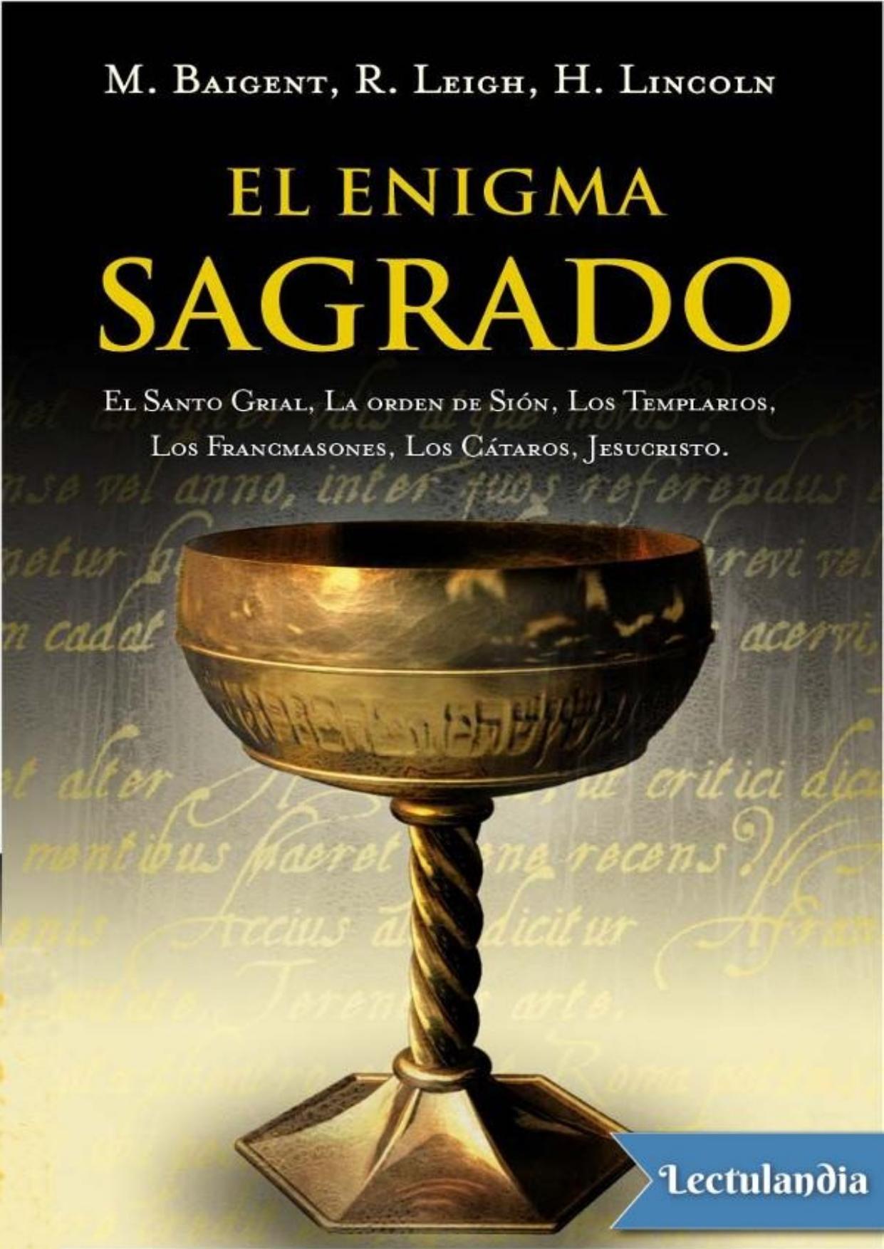 El enigma sagrado de Michael Baigent, portada del libro