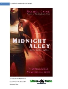 Portada de El Callejn de medianoche de Rachel Caine
