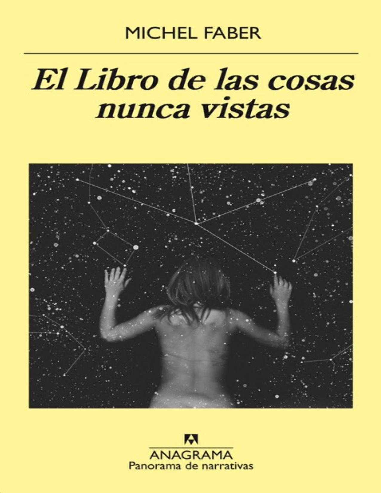 El libro de las cosas nunca vistas de Michel Faber, portada del libro