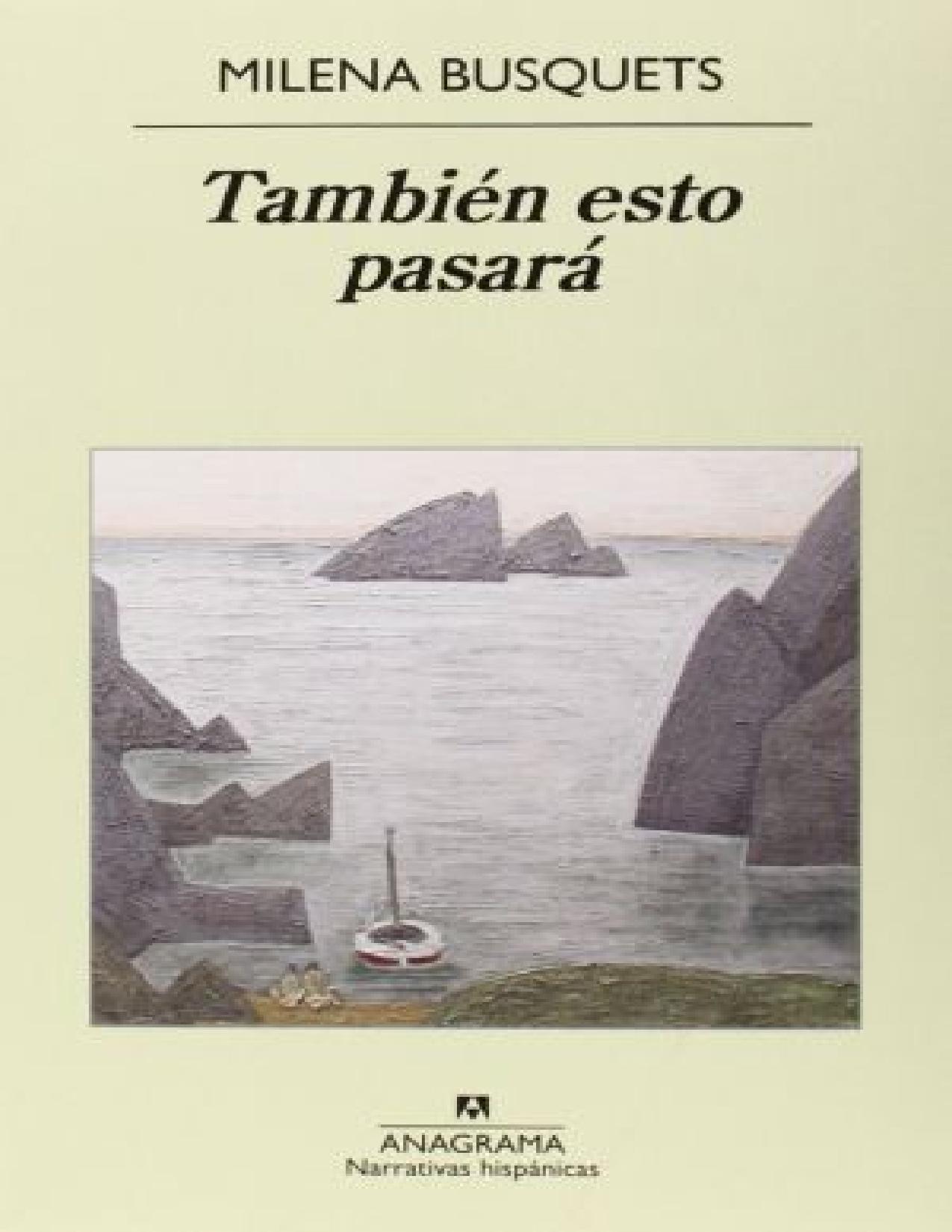 También esto pasará de Milena Busquets, portada del libro