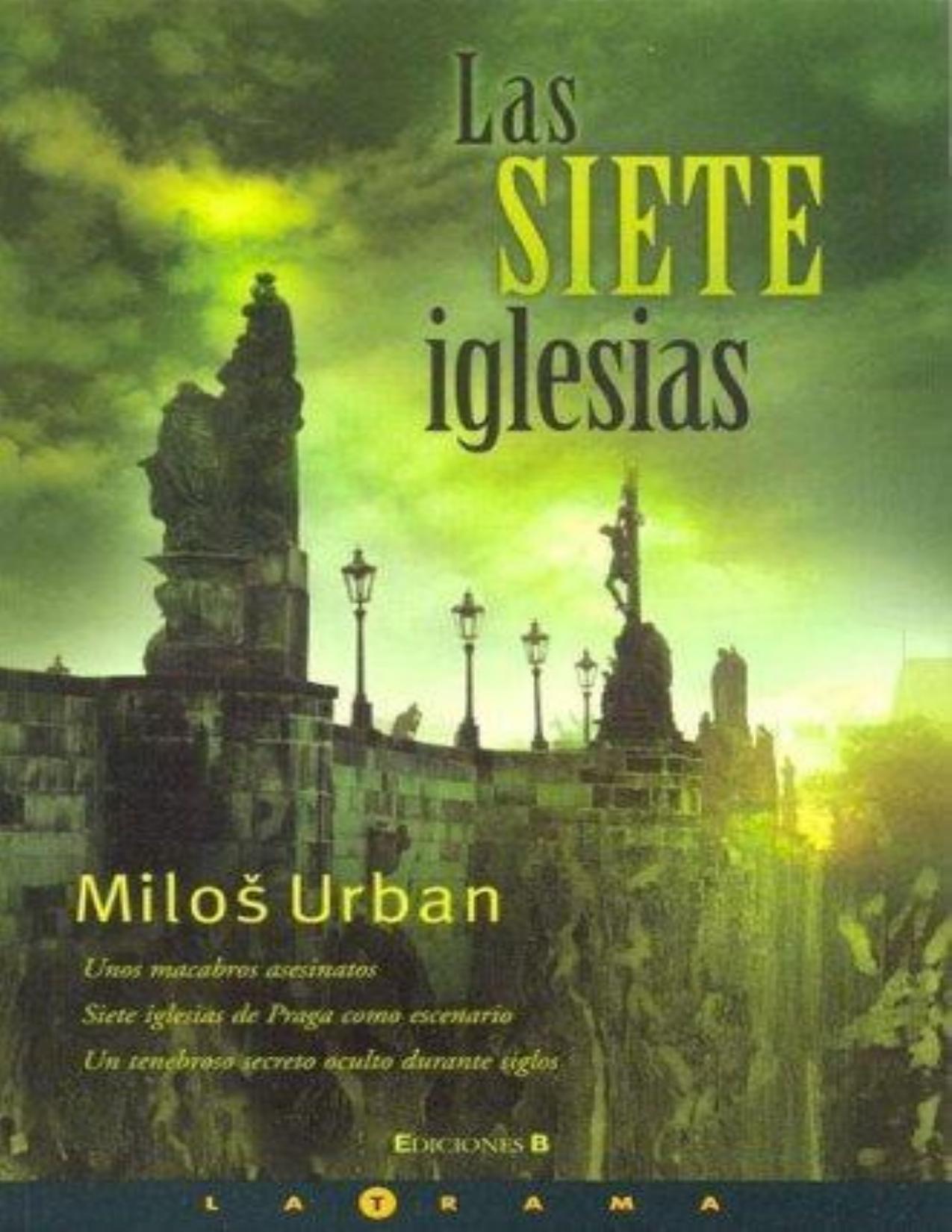 Las siete iglesias de Milos Urban, portada del libro