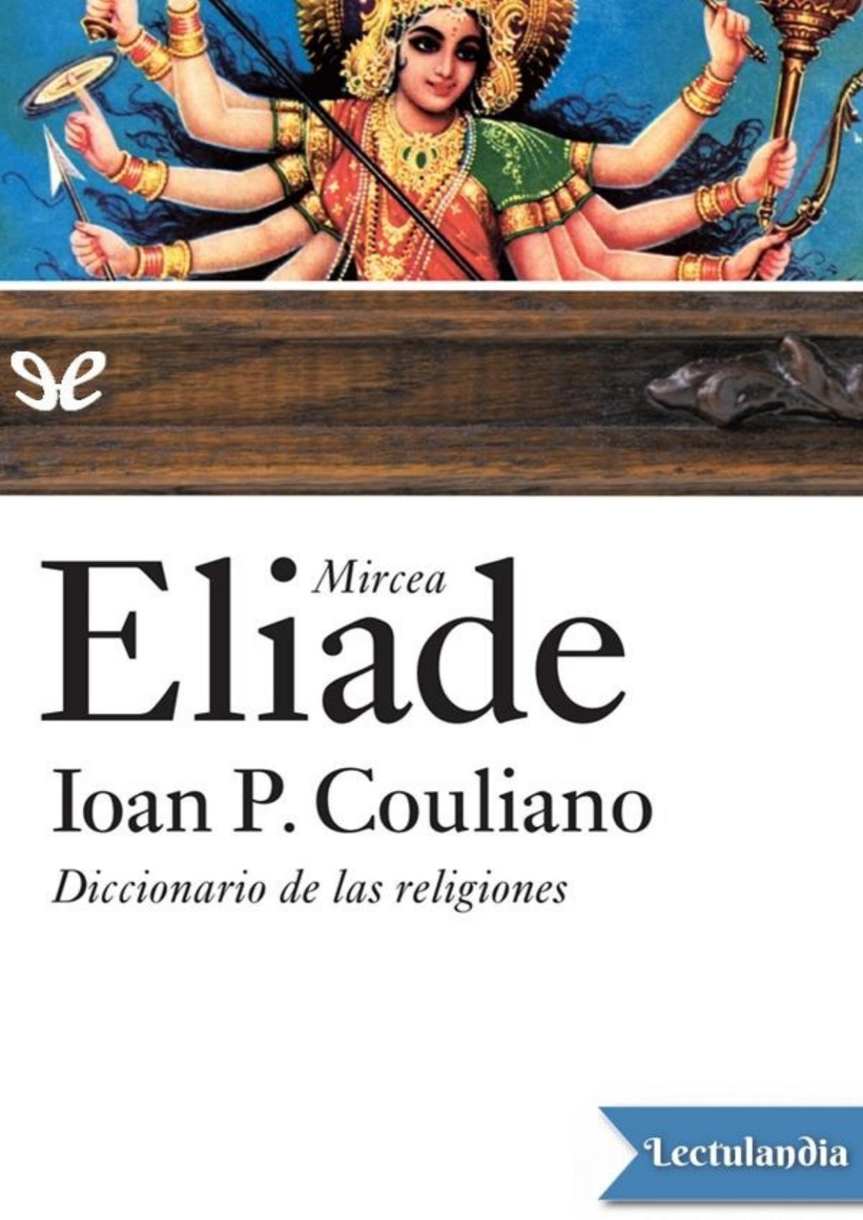 Diccionario de las religiones de Mircea Eliade, portada del libro
