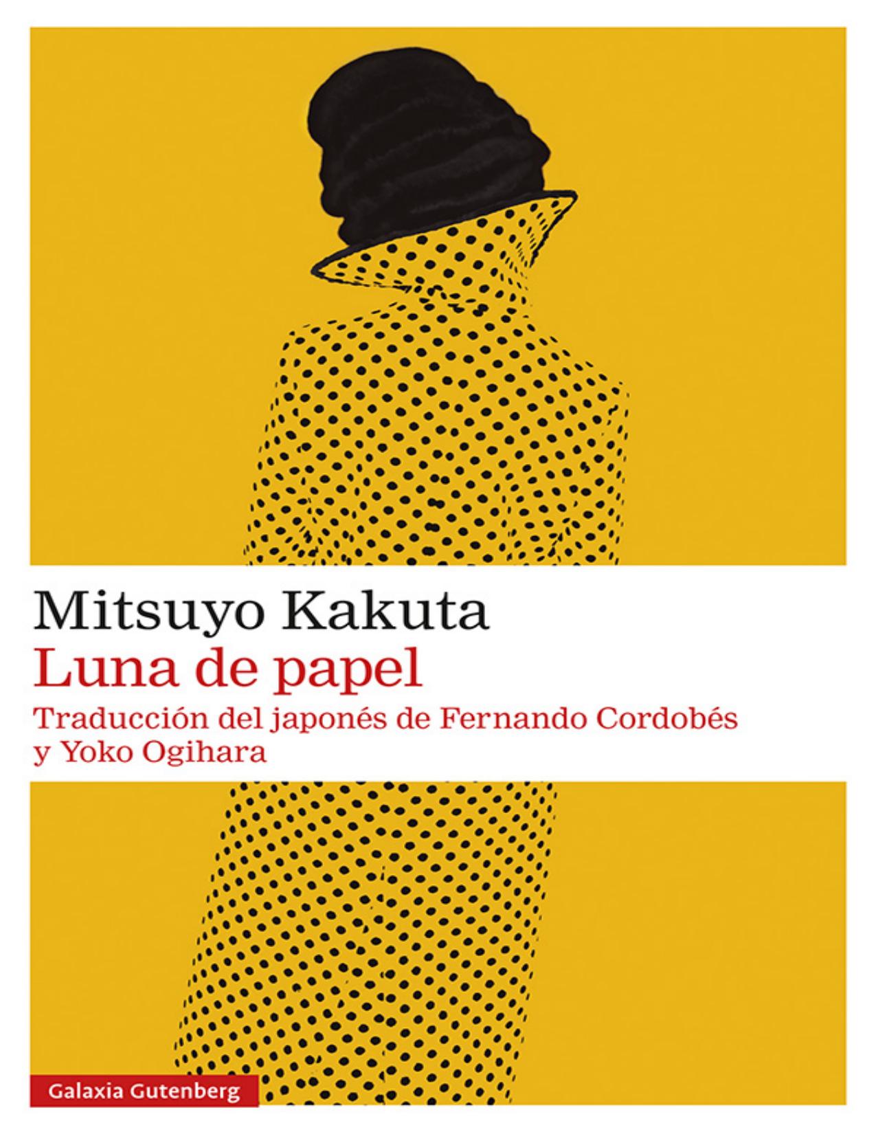 Luna de papel de Mitsuyo Kakuta, portada del libro