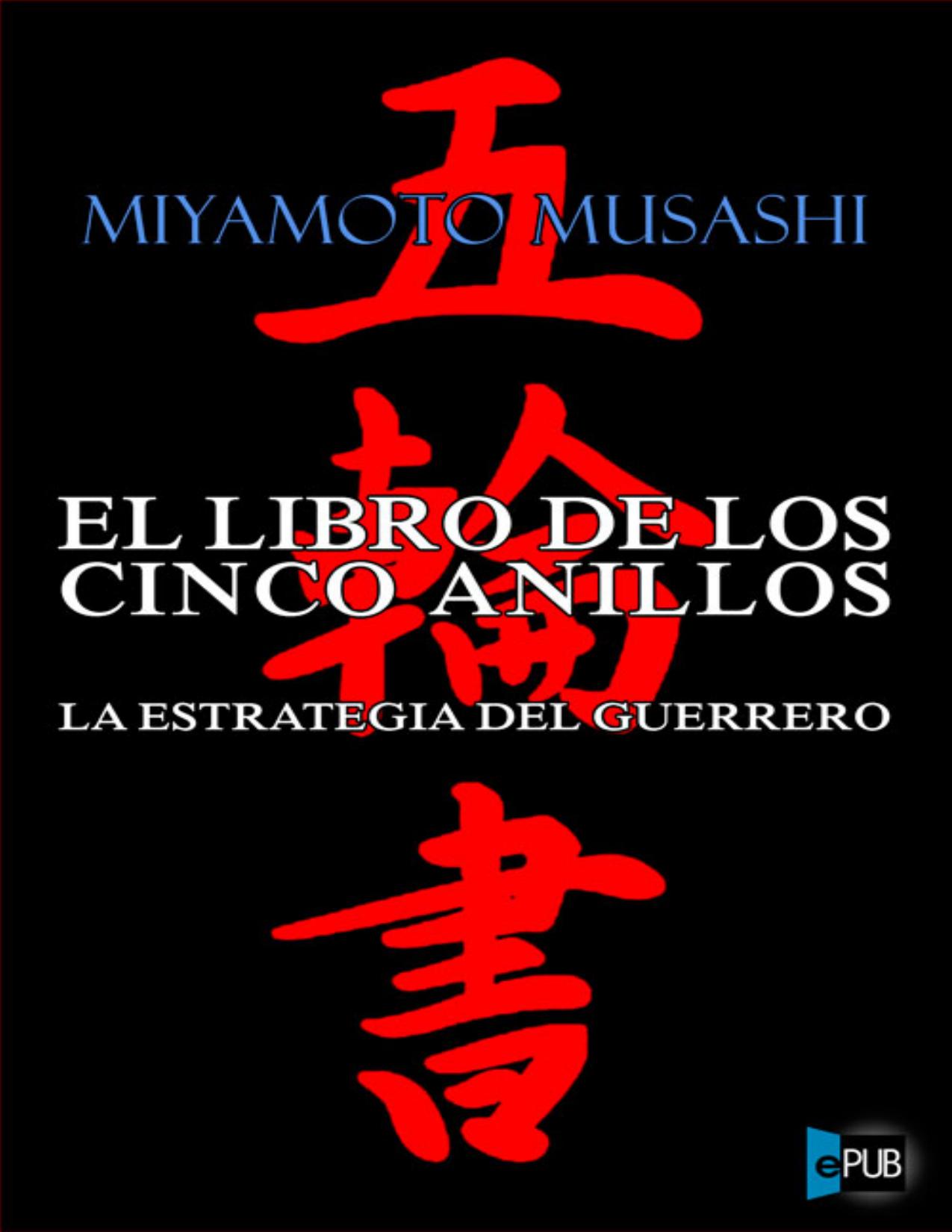 El libro de los cinco anillos de Miyamoto Musashi, portada del libro
