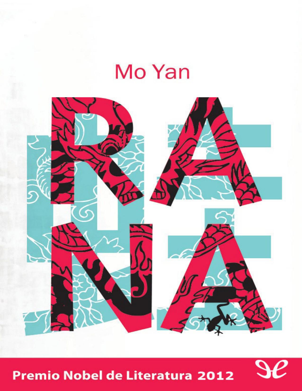 Rana de Mo Yan, portada del libro