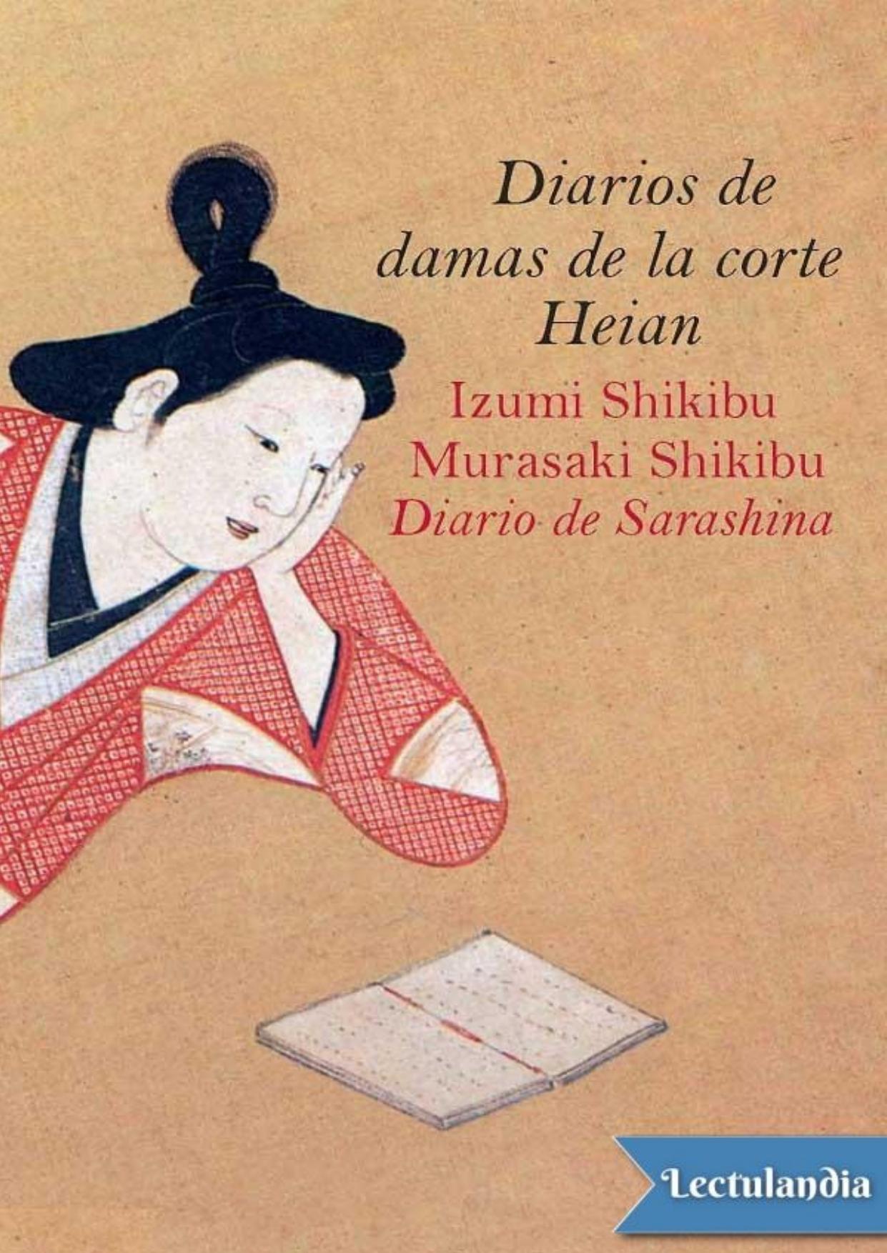 Diarios de damas de la corte Heian de Murasaki Shikibu, portada del libro