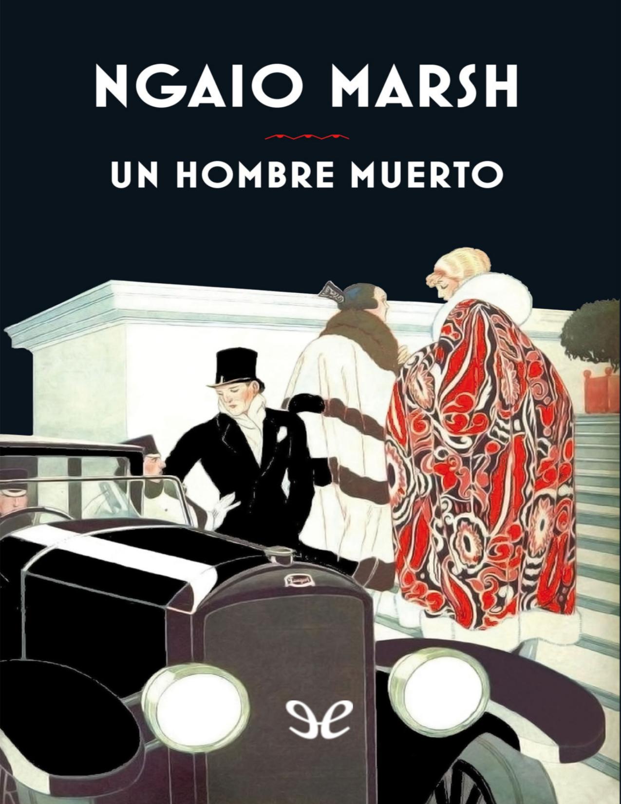 Un hombre muerto de Ngaio Marsh, portada del libro
