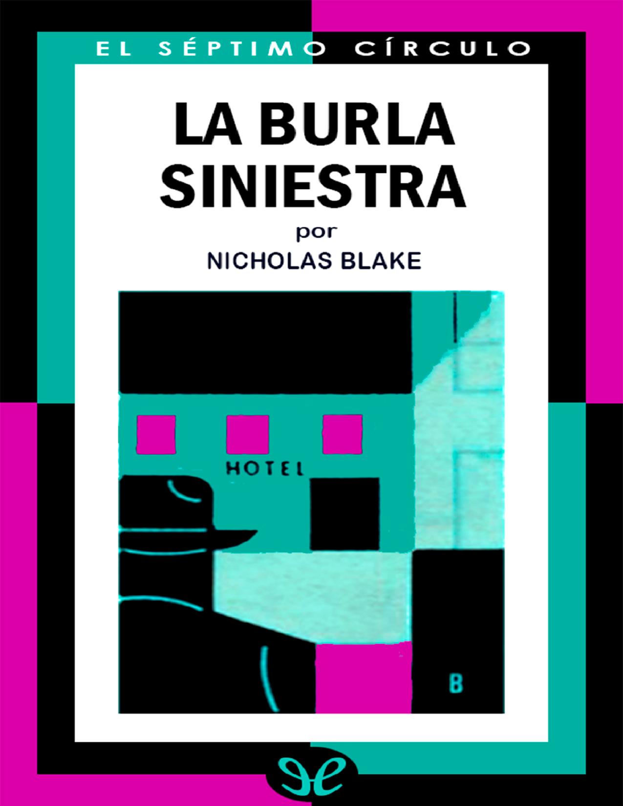 La burla siniestra de Nicholas Blake, portada del libro