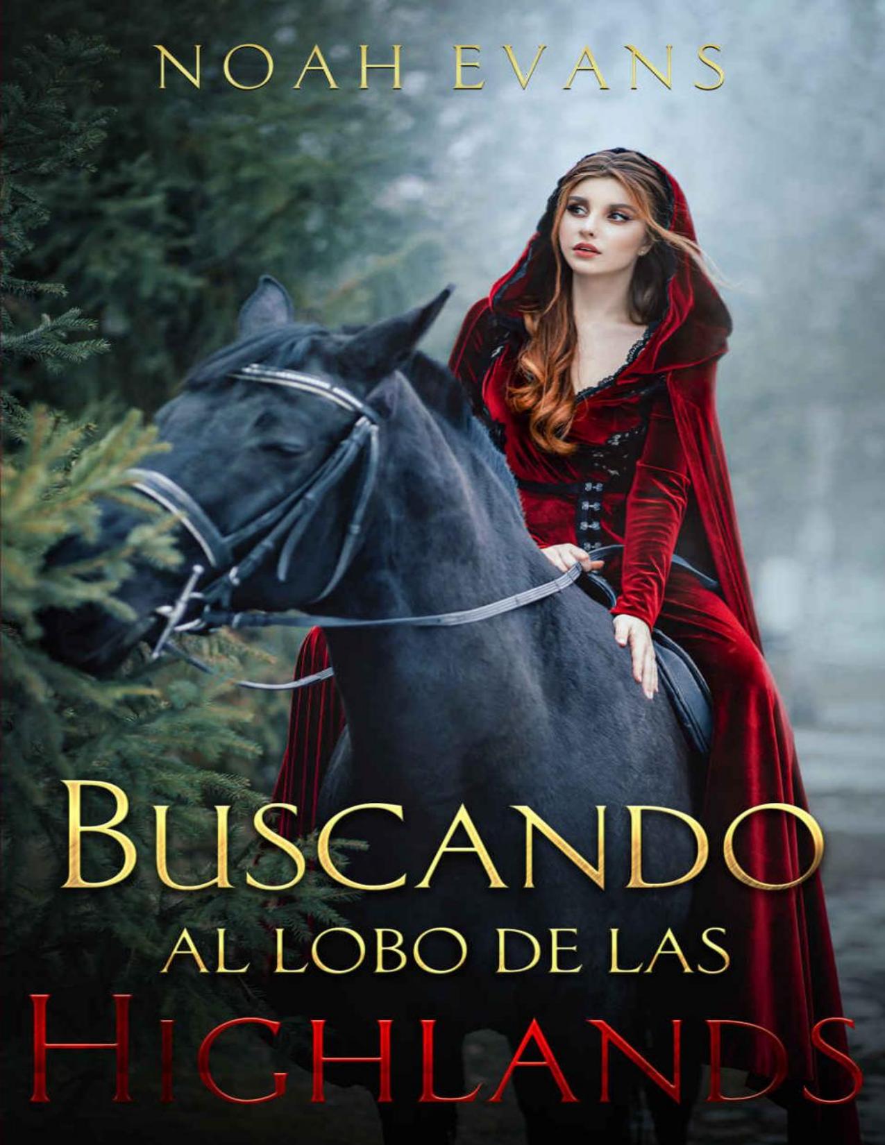 Buscando al lobo de las Highlands de Noah Evans, portada del libro