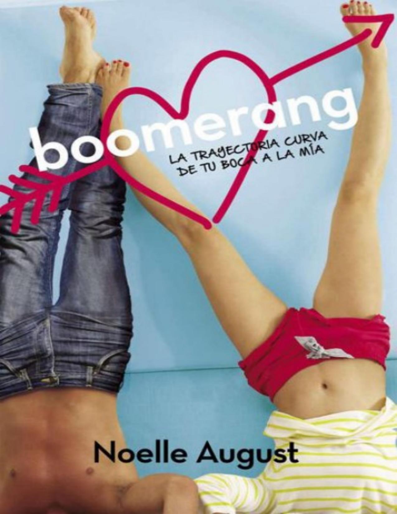 Boomerang de Noelle August, portada del libro