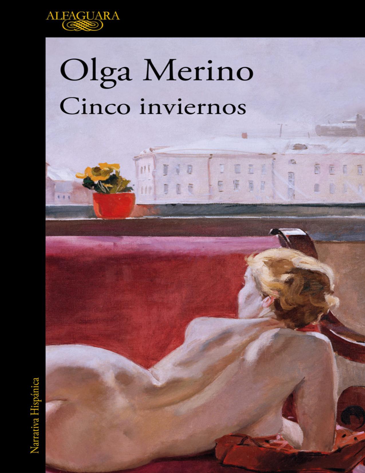 Cinco inviernos de Olga Merino, portada del libro