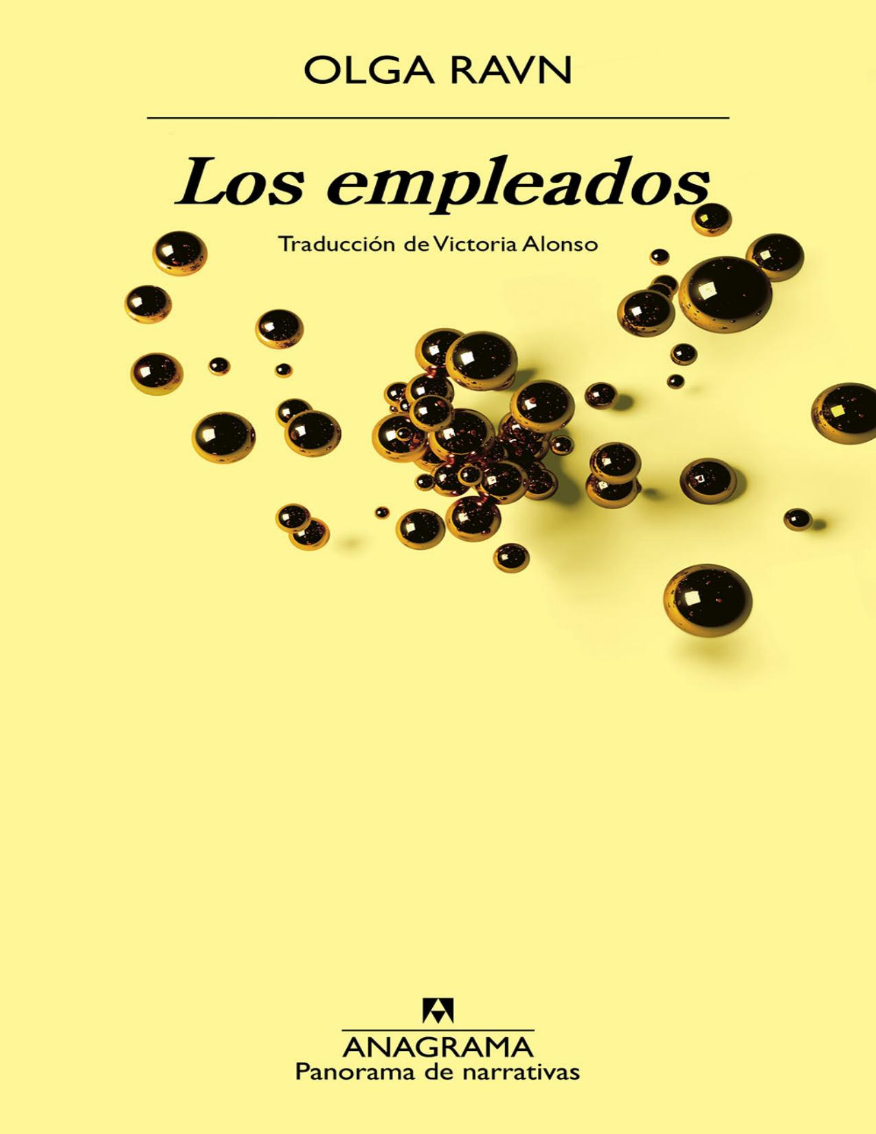 Los empleados de Olga Ravn, portada del libro