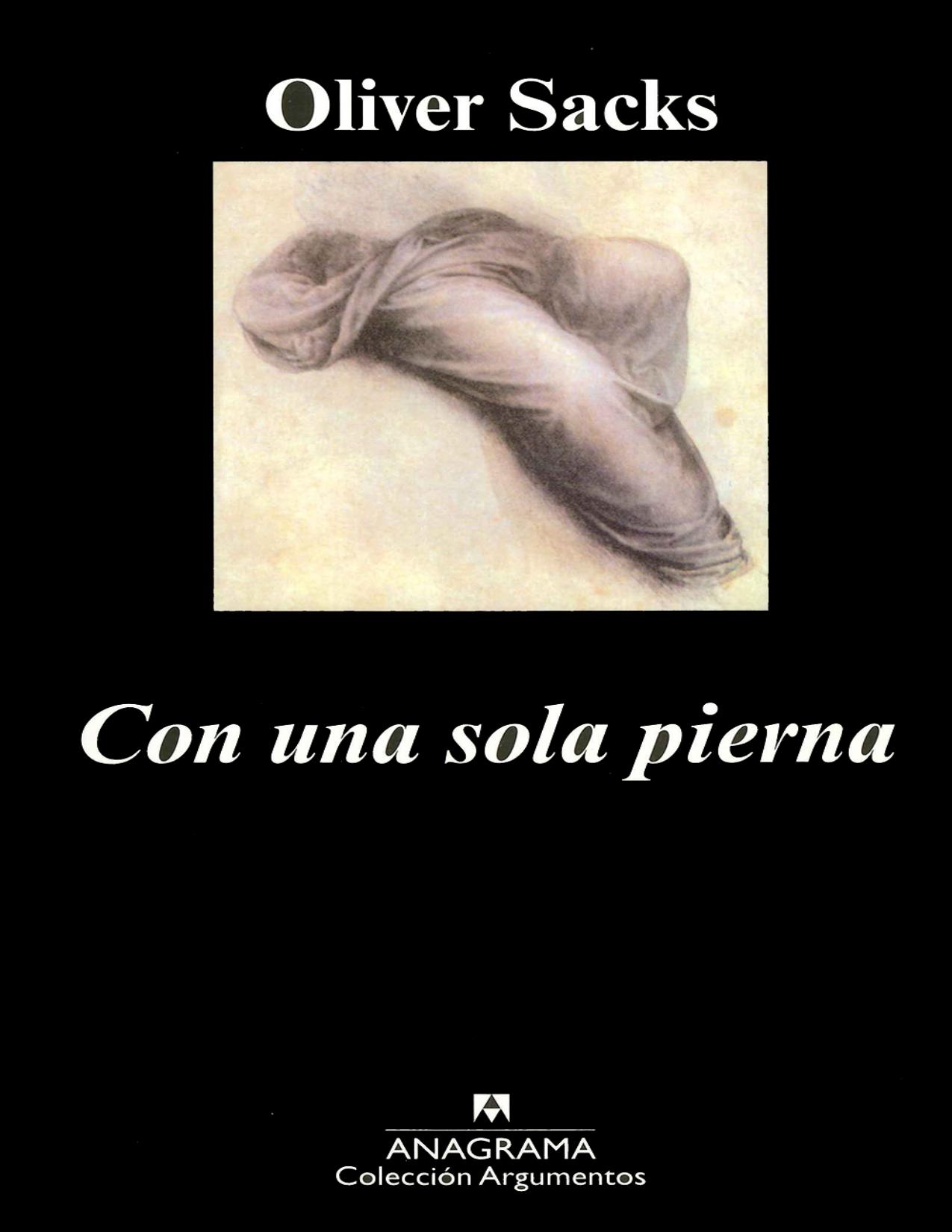 Con una sola pierna de Oliver Sacks, portada del libro