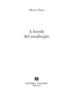 Portada de A bordo del naufragio